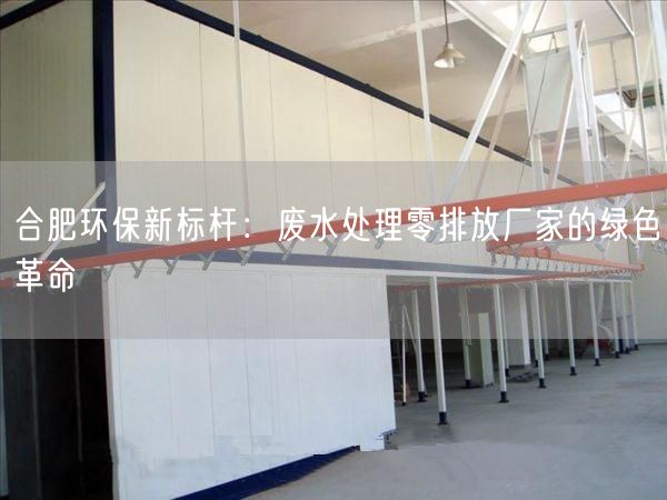 合肥环保新标杆：废水处理零排放厂家的绿色革命(图1)