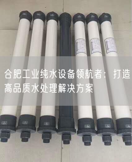 合肥工业纯水设备领航者：打造高品质水处理解决方案(图1)